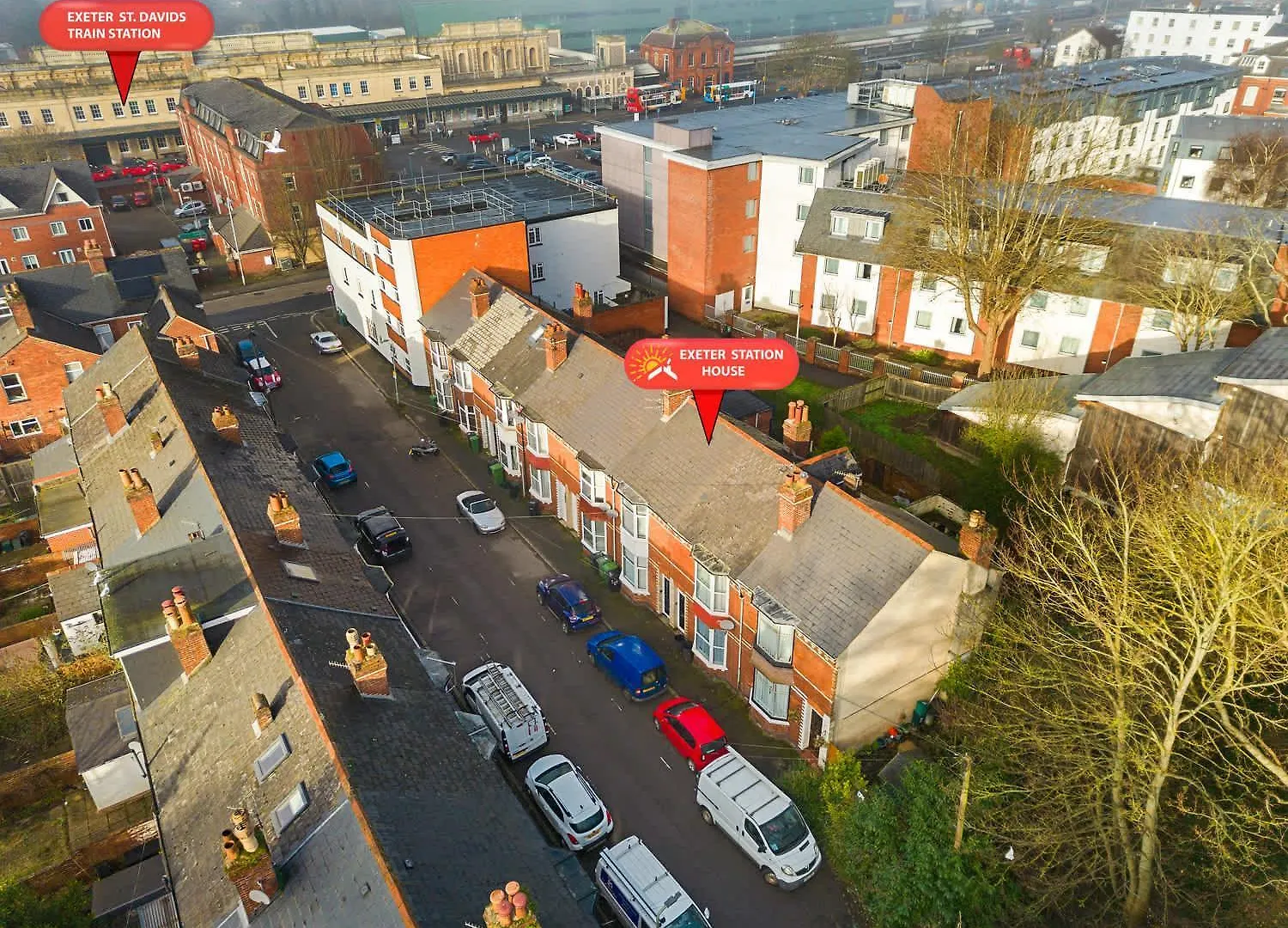بيت للعطل Exeter Station House - Short Stays Uk Ltd